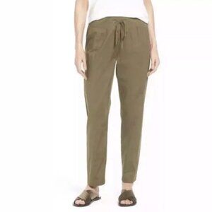 Eileen Fisher 100% Tencel Olive Green Pants Sz XXS